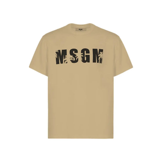 T-SHIRT LOGO FRONT PALMS MSGM (8982114730324) (9670008209735)