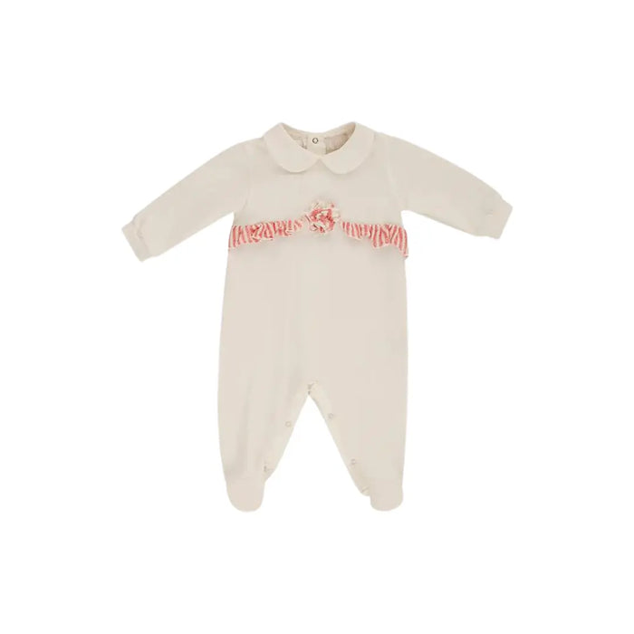 TUTINA IN MAGLIA LINOCOTONE CON ROUCHE COLORATA DA NEONATA LALALU' (8945774461268) (9669967577415)