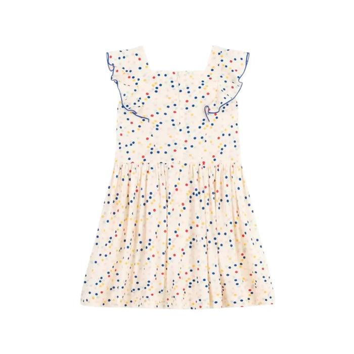 ABITO STAMPATO SENZA MANICHE IN POPELINE BAMBINA PETIT BATEAU (9040167240020) (9670039863623)