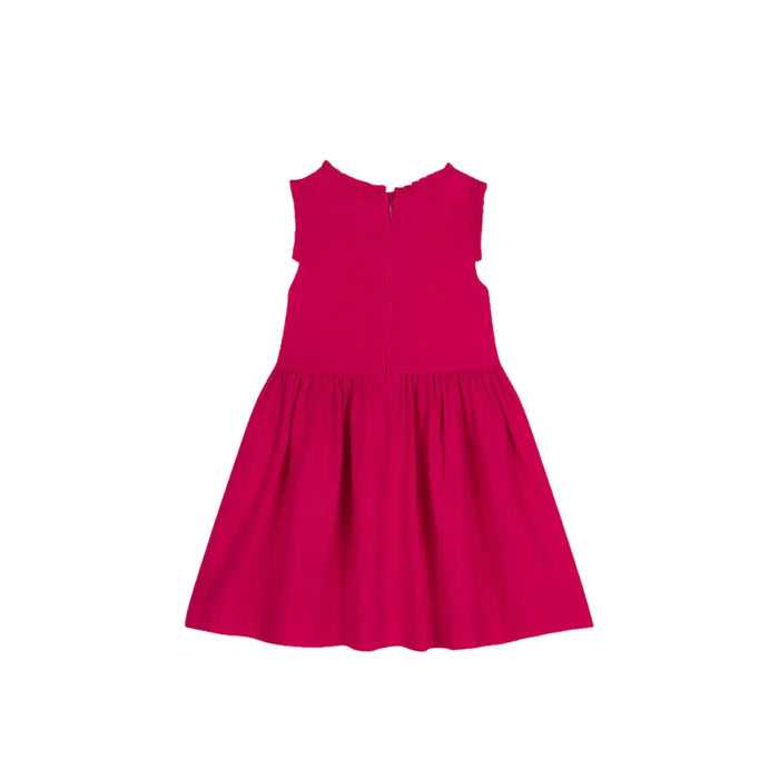 ABITO SENZA MANICHE IN LINO BAMBINA PETIT BATEAU (8853639299412) (9670055592263)