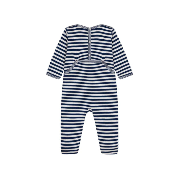 PIGIAMA BEBÈ IN TUBIQUE A RIGHE PETIT BATEAU (8853719384404) (9670054871367)