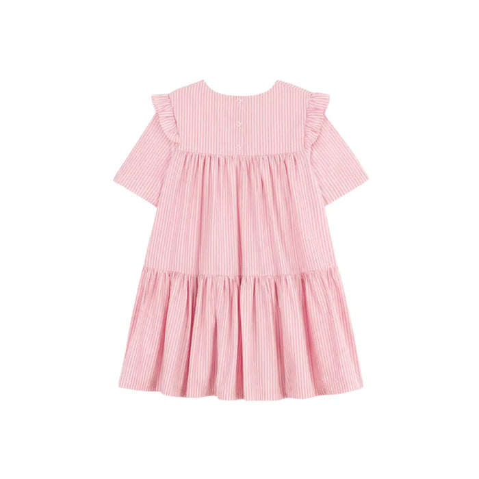 ABITO MANICA CORTA IN COTONE BAMBINA PETIT BATEAU (8853791408468) (9670054183239)