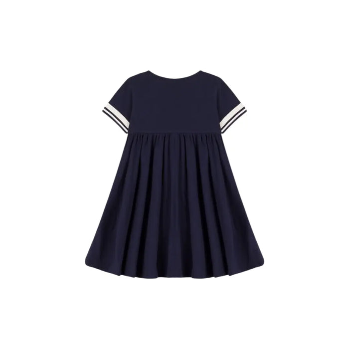 ABITO A MANICHE CORTE IN COTONE BIO BAMBINA PETIT BATEAU (8860383641940) (9670053200199)