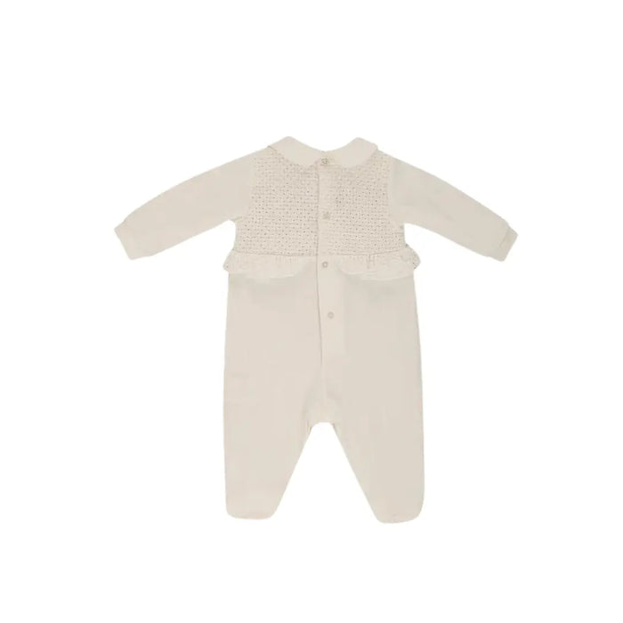 TUTINA CON CORPETTO IN TESSUTO NIDO D'APE DA NEONATA LALALU' (8945788617044) (9669967446343)