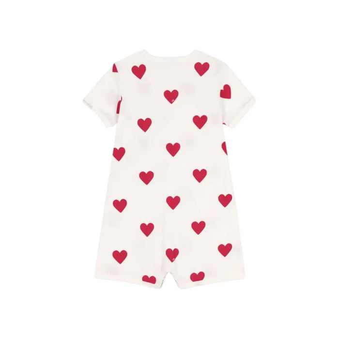 TUTINA CORTA BEBÈ IN COTONE A CUORI PETIT BATEAU (8853584609620) (9670056083783)