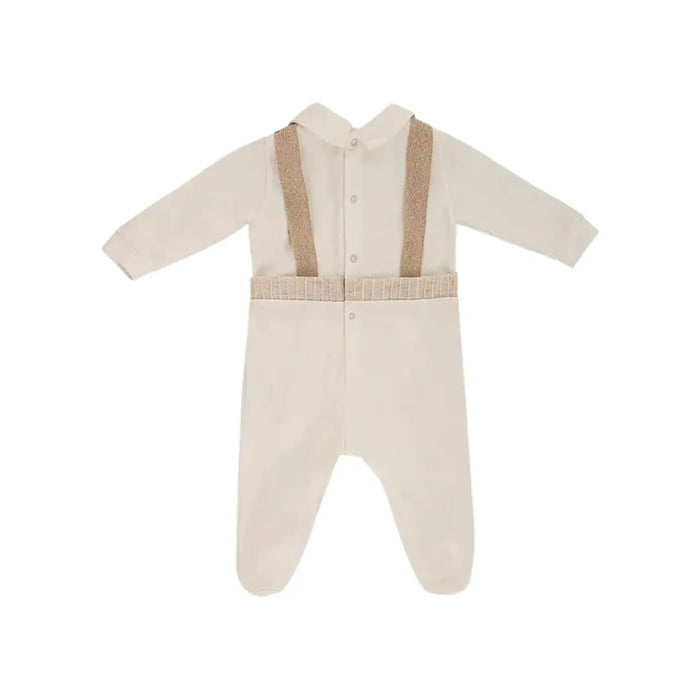 TUTINA IN JERSEY BIELASTICO EFFETTO SALOPETTE DA NEONATO LALALU' (8945871683924) (9669966790983)