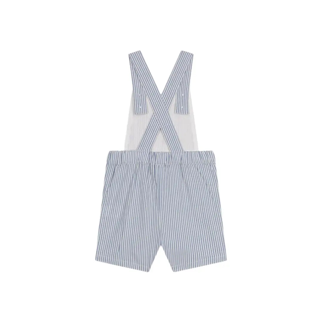 SALOPETTE CORTA BEBÈ IN SEERSUCKER PETIT BATEAU (8857298370900) (9670054084935)