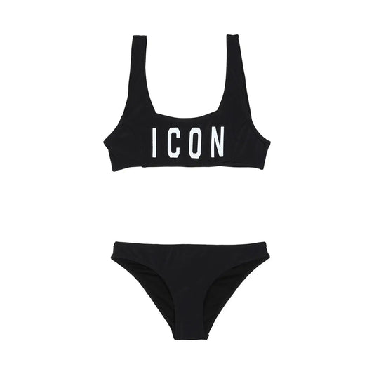 Costume Dsquared2 Icon | 2 Pezzi | Nero Dsquared