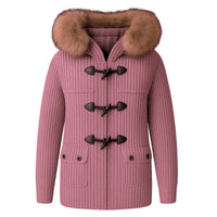 Bark Rosa con Pelliccia | Giubbotto Unisex | Uomo Donna Bark