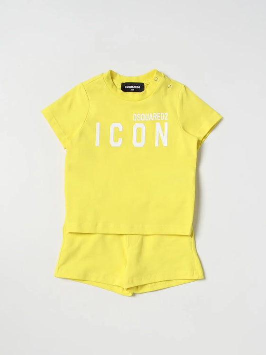 completo dsquared2 bambino giallo