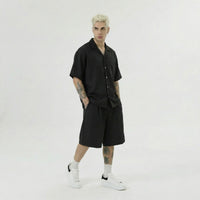 Completo Duca Homme Camicia/ Pantaloncino Nero Duca Homme