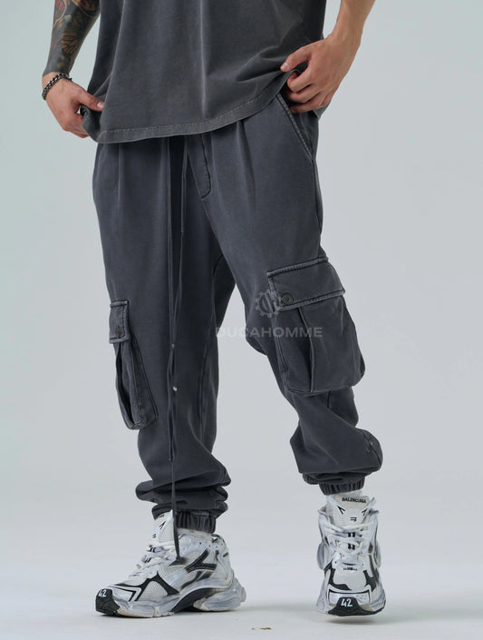 Pantalone Tuta Duca Homme Uomo |Piombo Slavato Duca Homme