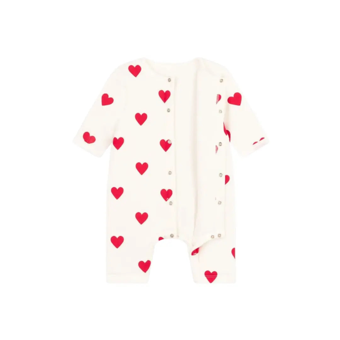 TUTINA LUNGA IN COTONE IMBOTTITO BEBÈ PETIT BATEAU (8853579104596) (9670056116551)