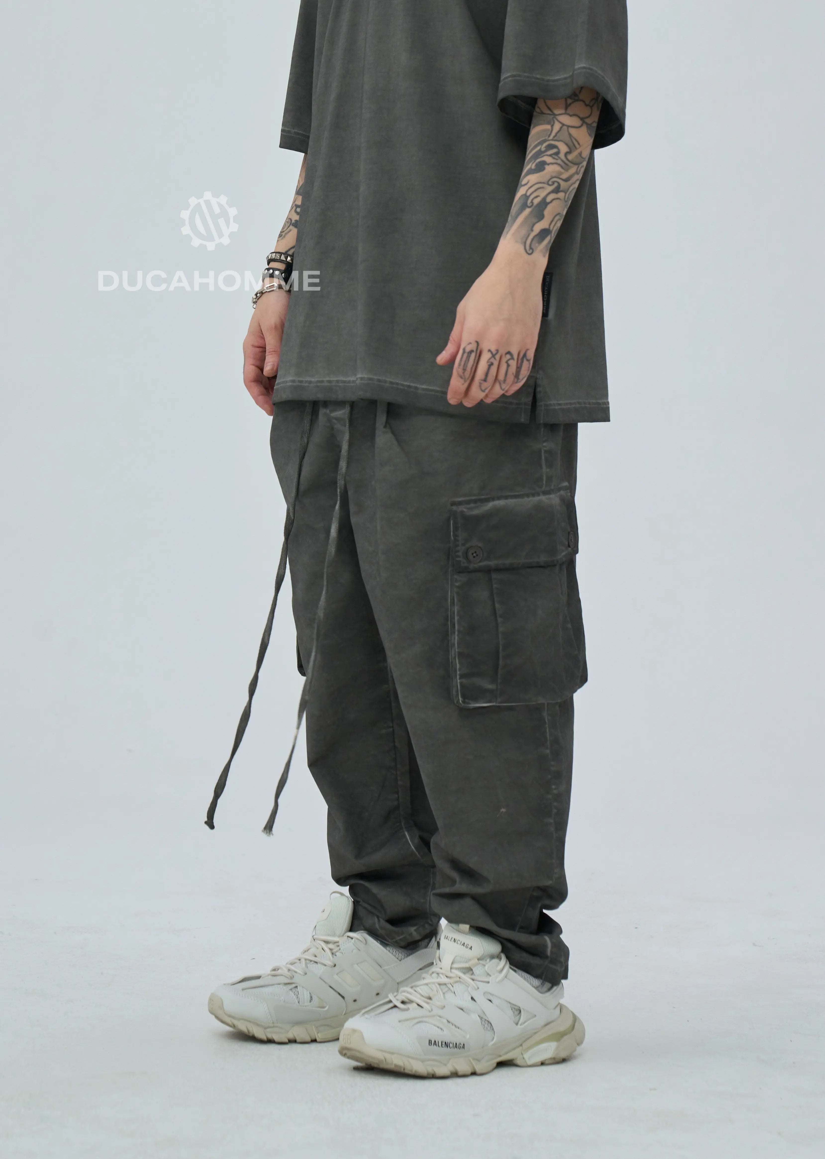 Kenzo Outlet Tuta Kenzo Grigia E Verde Tute Sportive Tute Kappa