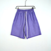 Completo Duca Homme Uomo | Coordinato Maglietta e Pantaloncini | Effetto Slavato | Viola Duca Homme