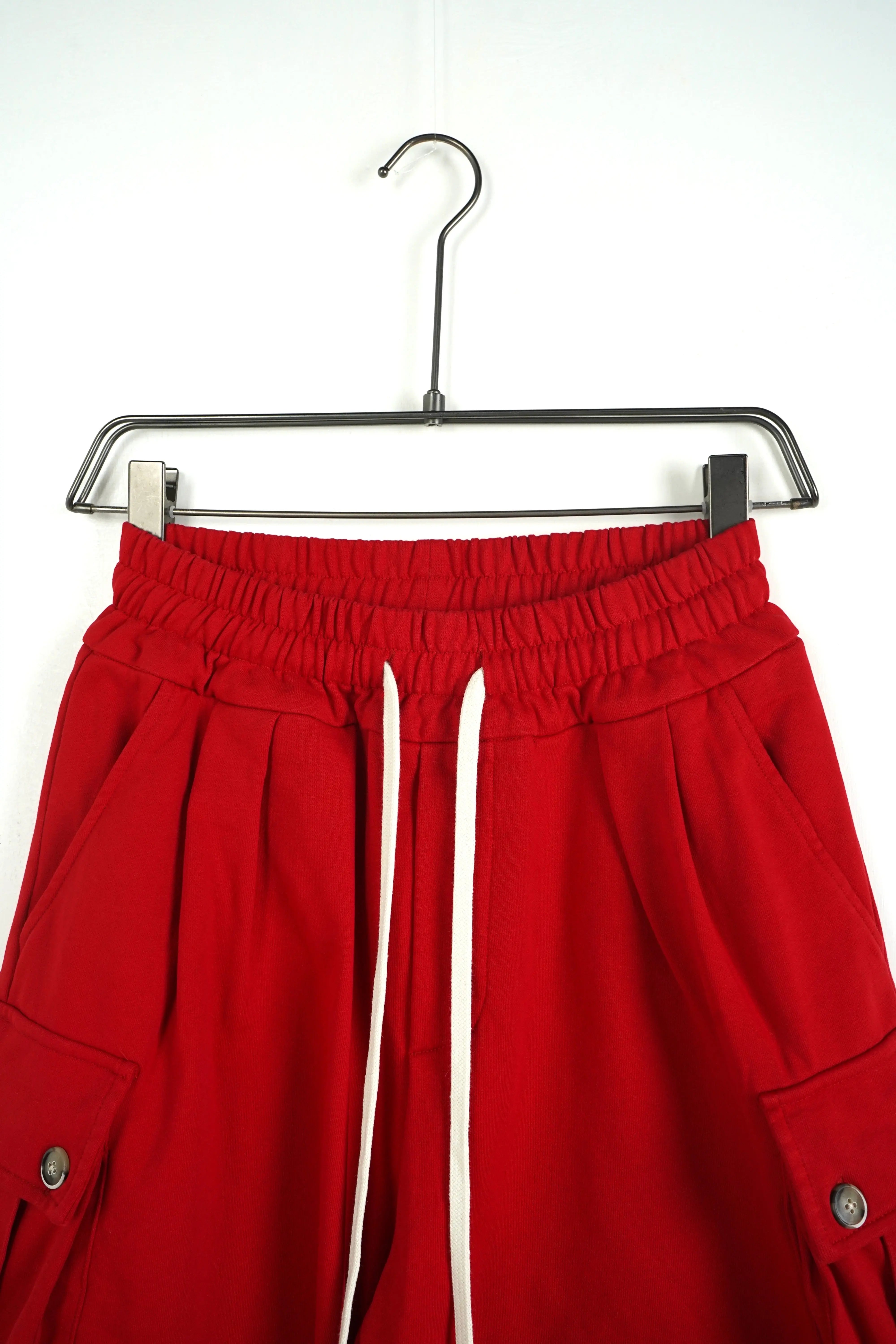 Pantaloncini Duca Homme Uomo | Bermuda Modello Cargo | Rosso Duca Homme