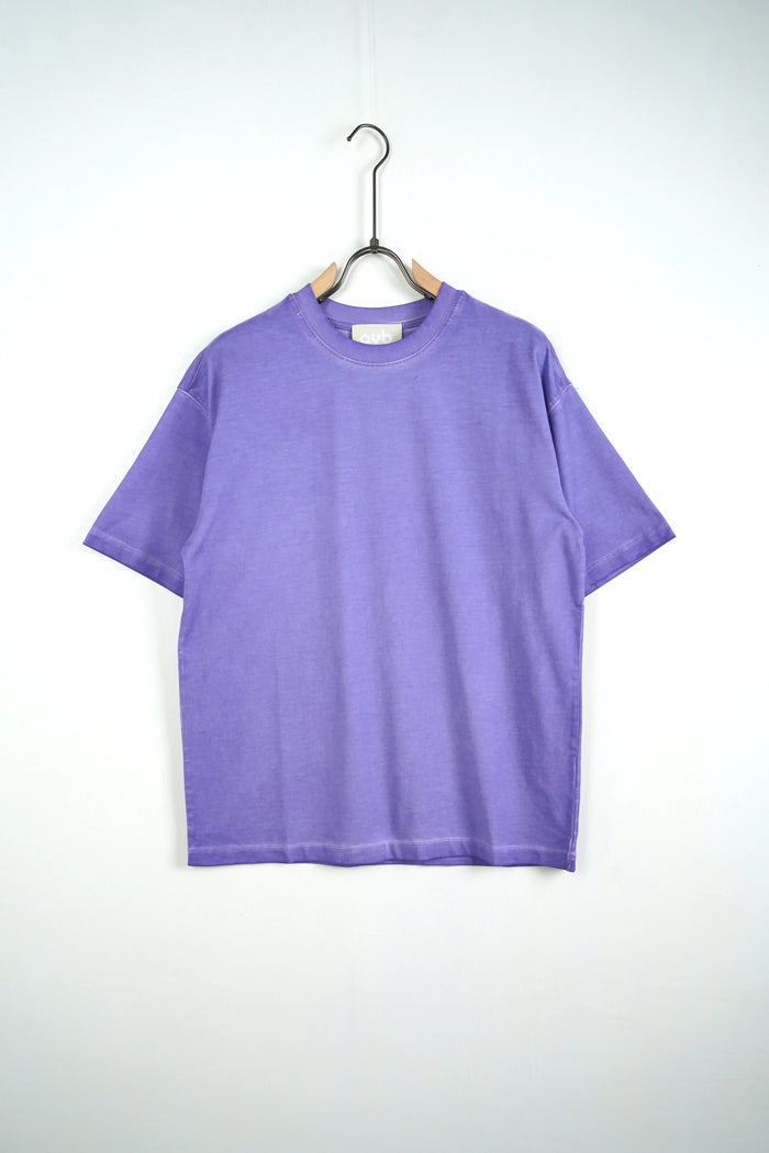 Completo Duca Homme Uomo | Coordinato Maglietta e Pantaloncini | Effetto Slavato | Viola Duca Homme