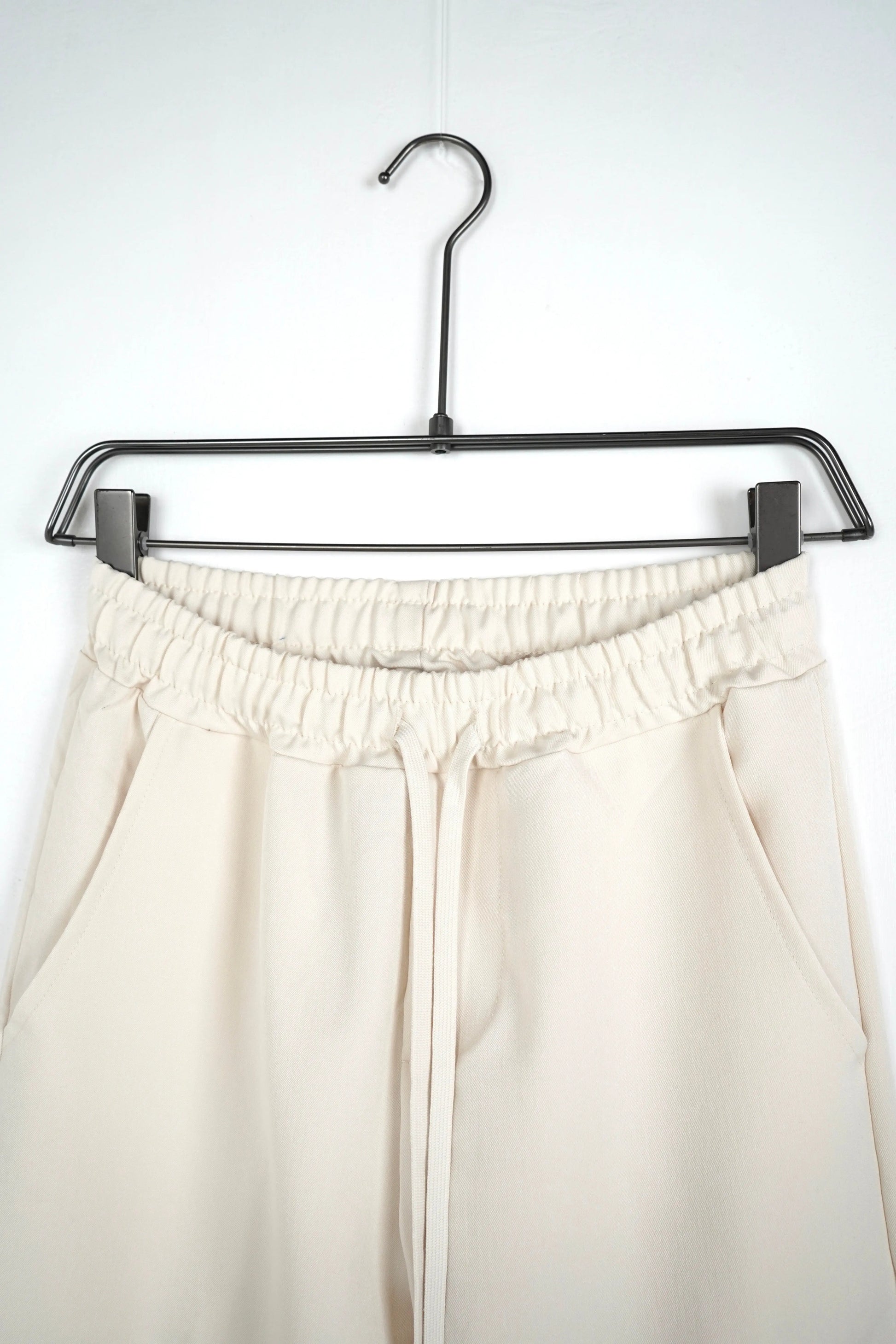 pantalone beige elegante lacci duca homme uomo 1