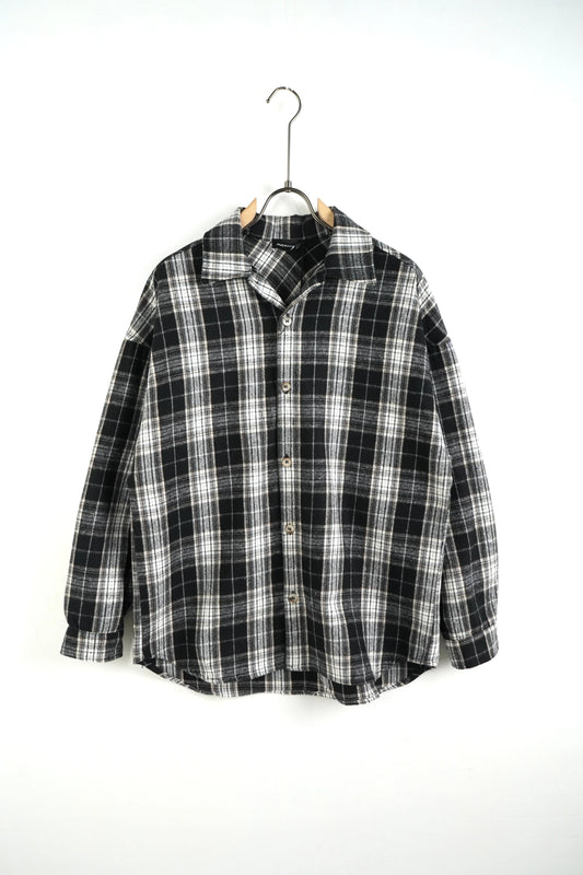 DU018557-10 - Camicia Quadri Nero Duca Homme