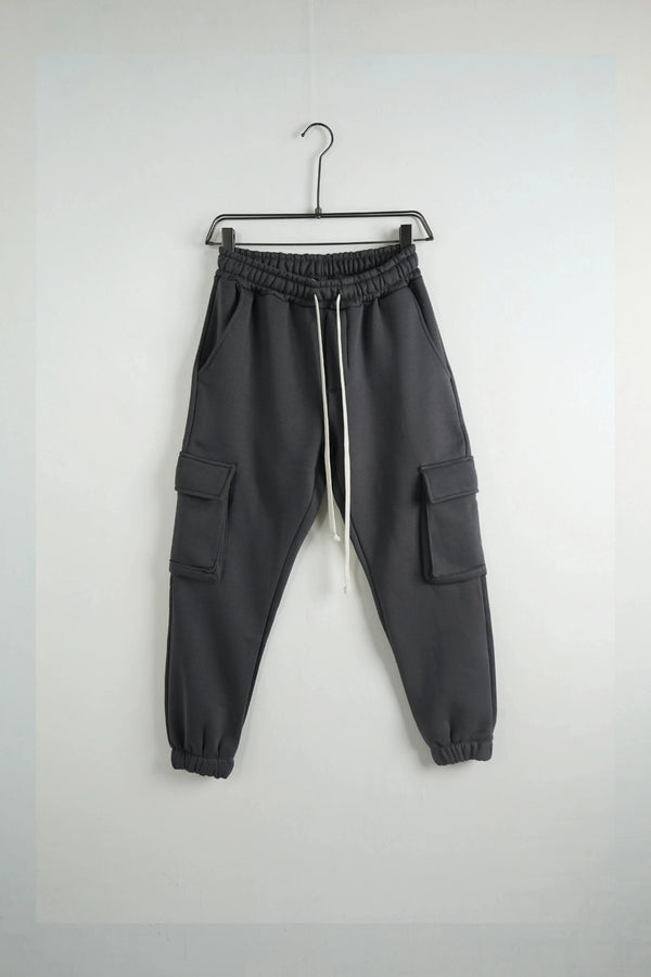 Pantalone Tuta Cargo Duca Homme Bambino Piombo