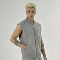 Smanicato Full Zip Duca Homme Grigio Campus Duca Homme