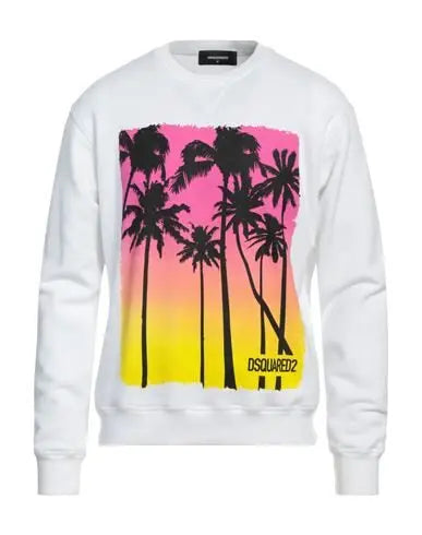 Felpa Dsquared2 | Logo Palm | Bianco Dsquared2