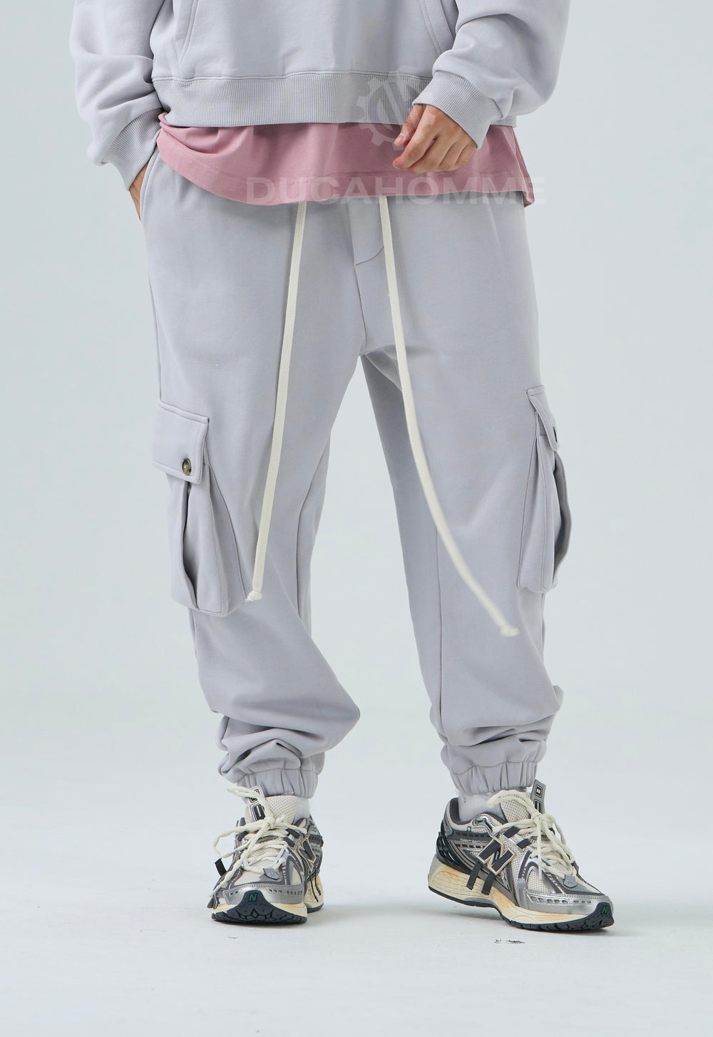 Pantaloni Tuta Duca Homme | Uomo | Oversize |Ghiaccio