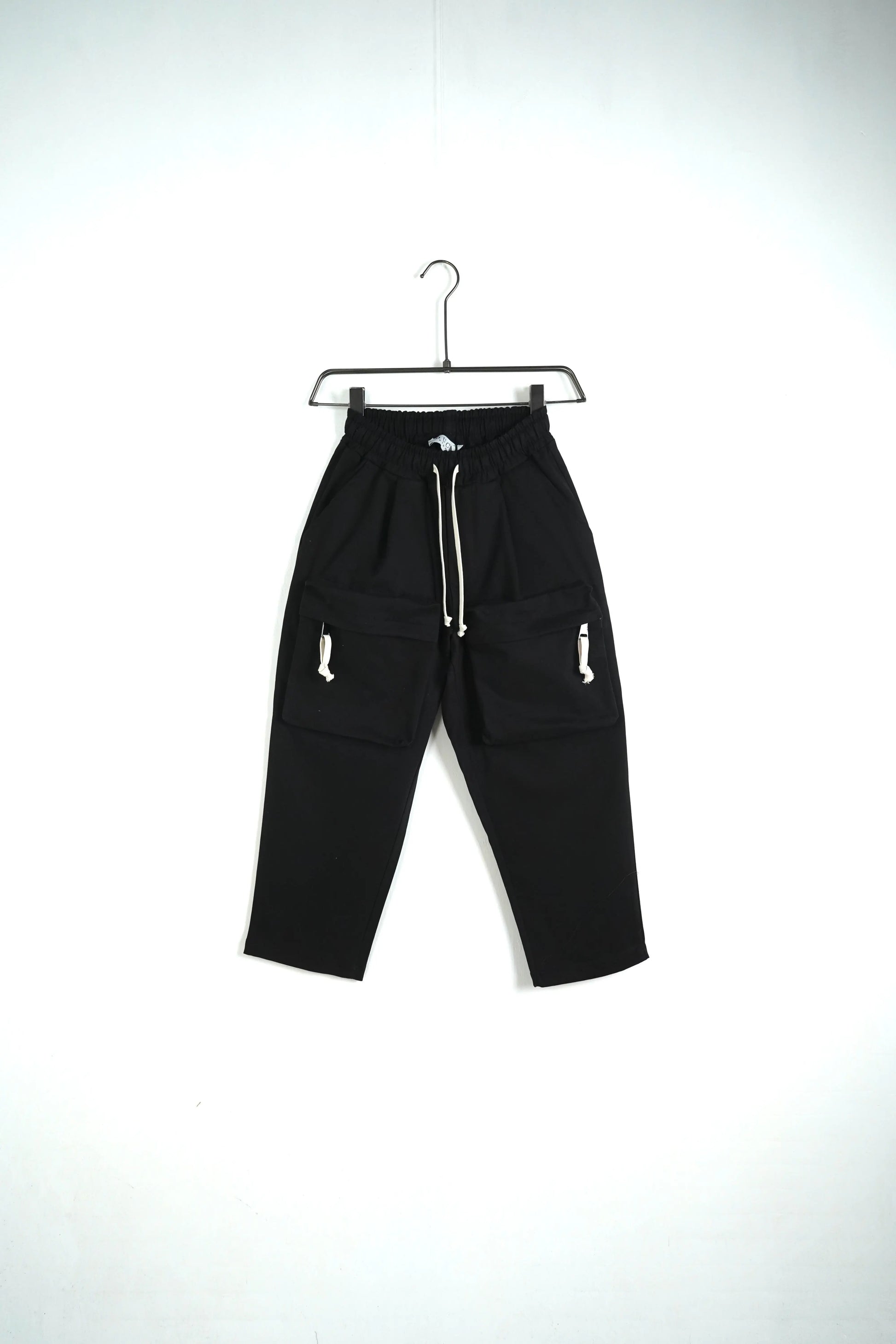 pantaloni duca homme cargo bambino tasche lacci nero negozio online