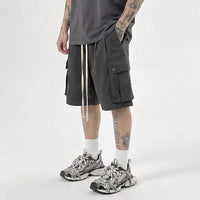 Pantaloncini Cargo Duca Homme Grigio Scuro Duca Homme