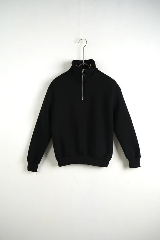 Felpa Duca Homme Bambino Mezza Zip Nero Duca Homme