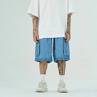 Pantaloncini Cargo Denim Duca Homme Duca Homme
