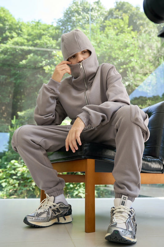 Felpa Duca Homme Bambino Balaclava Grigio Campus Duca Homme