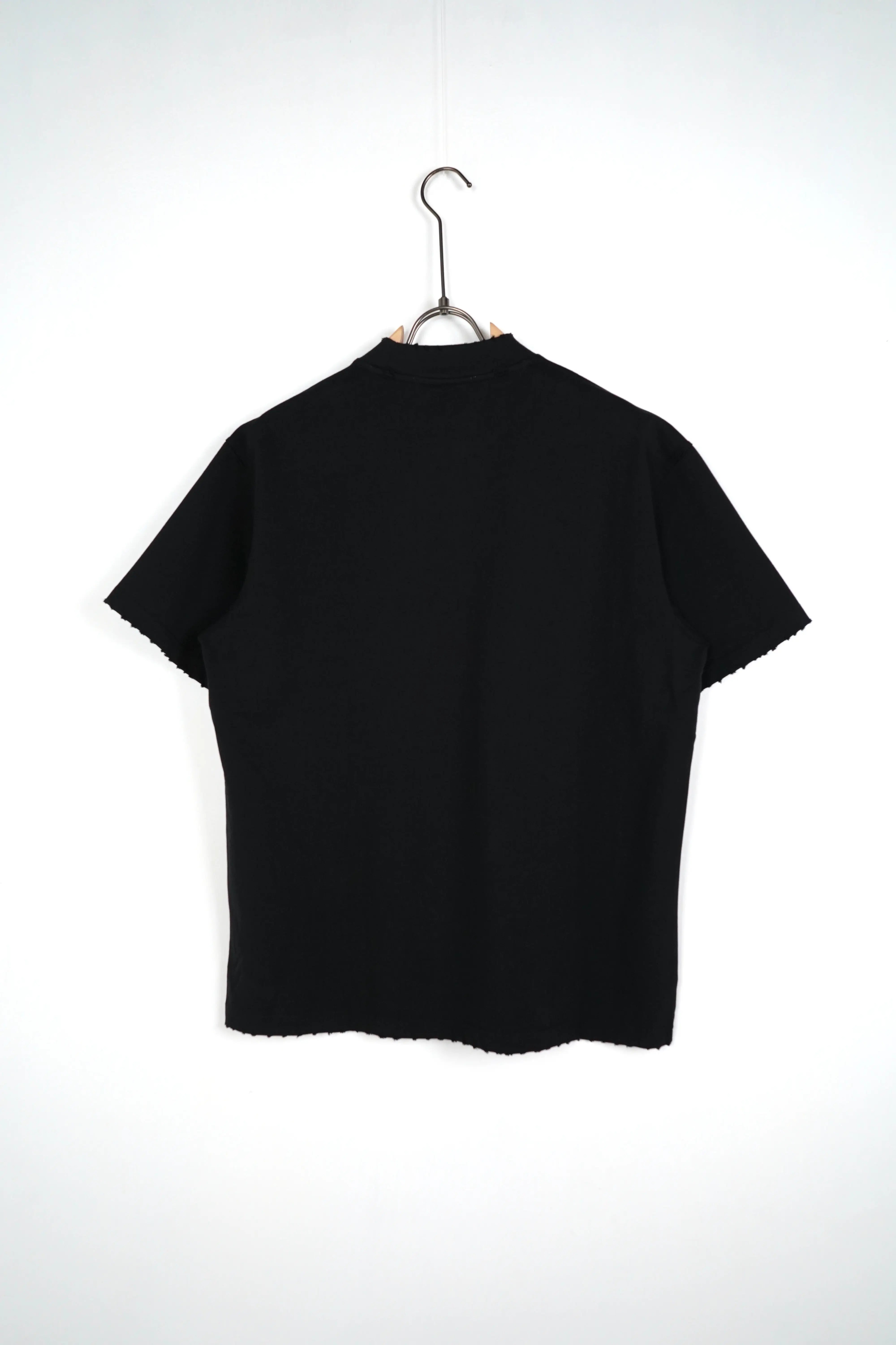 T-SHIRT BASIC DESTROYED NERO (9627391983943)