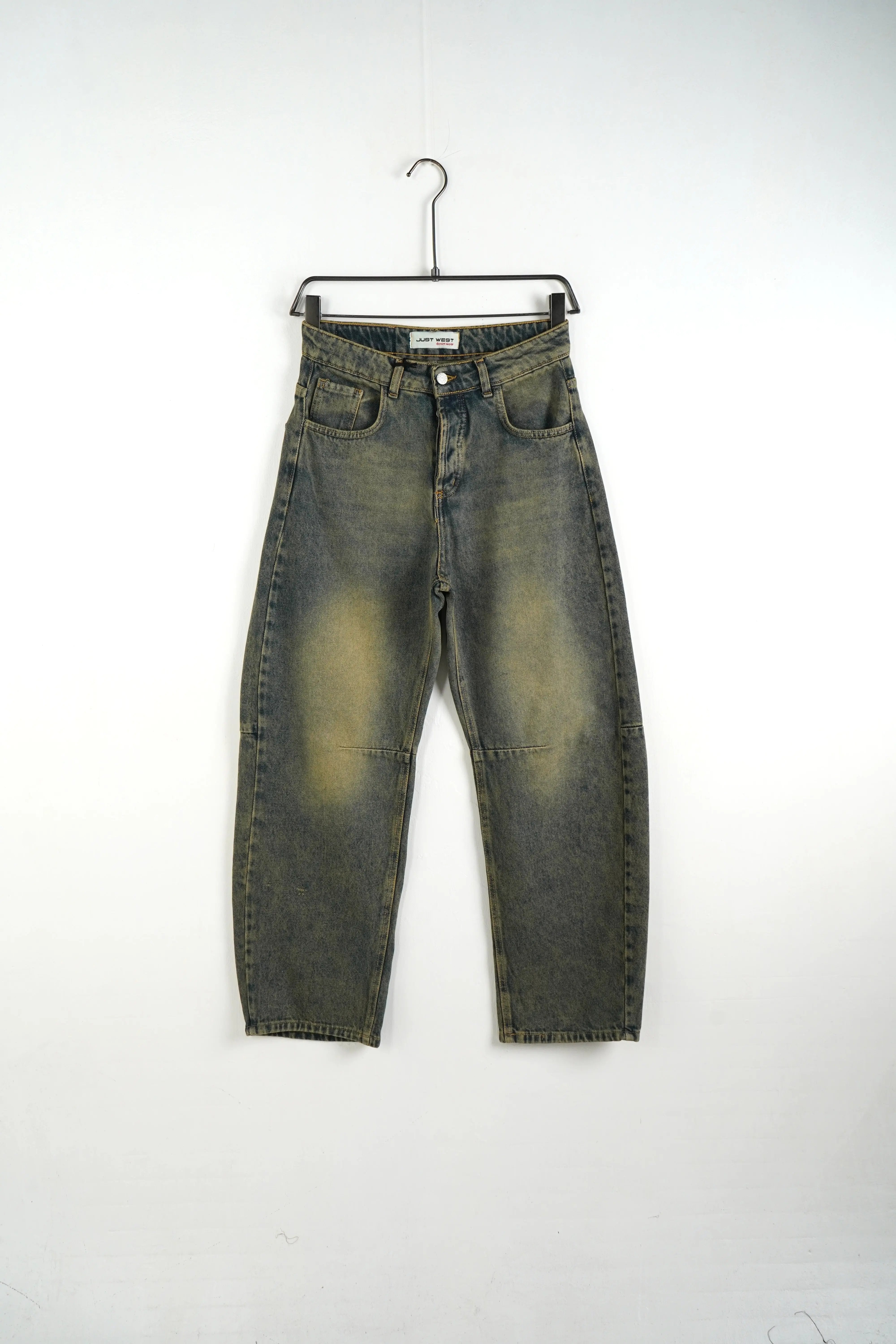 Jeans Baggy Slavato Beige Duca Homme