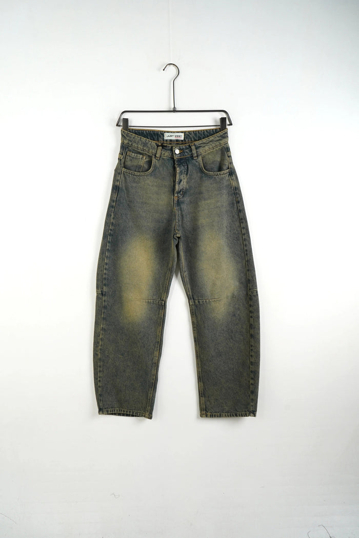 Jeans Baggy Slavato Beige Duca Homme