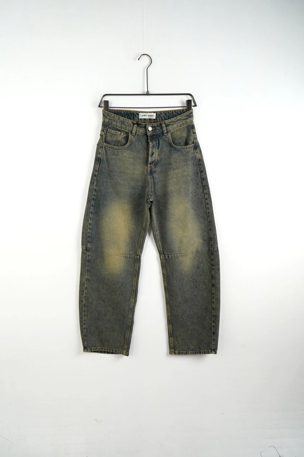 Jeans Baggy Slavato Beige Duca Homme