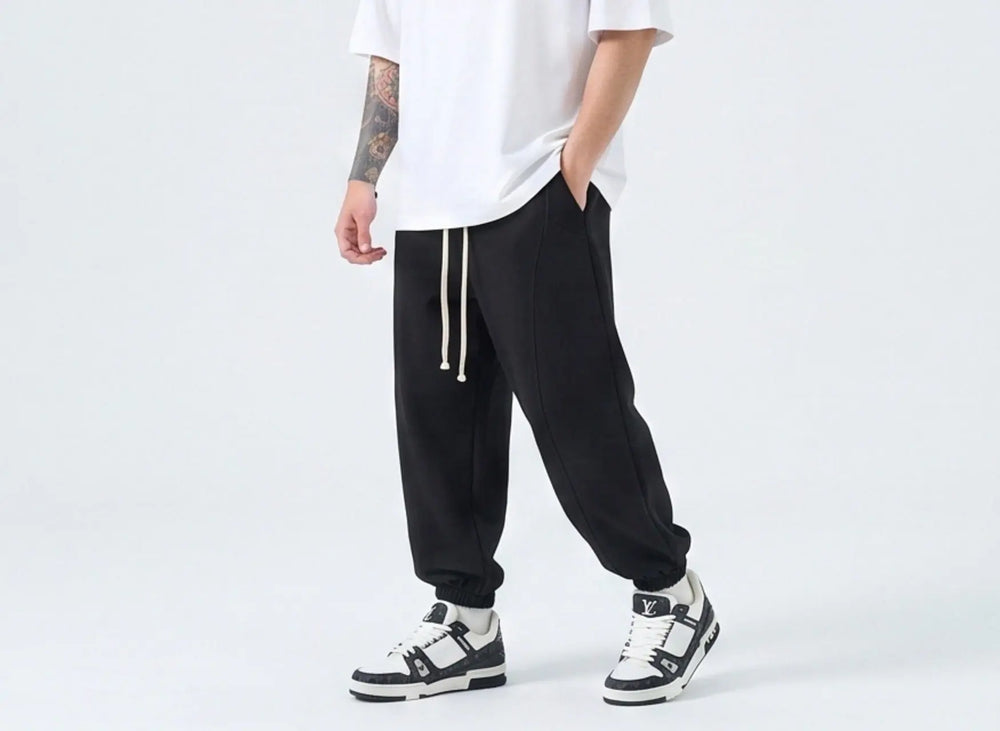 Pantaloni Balloon Fit Duca Homme Nero Duca Homme