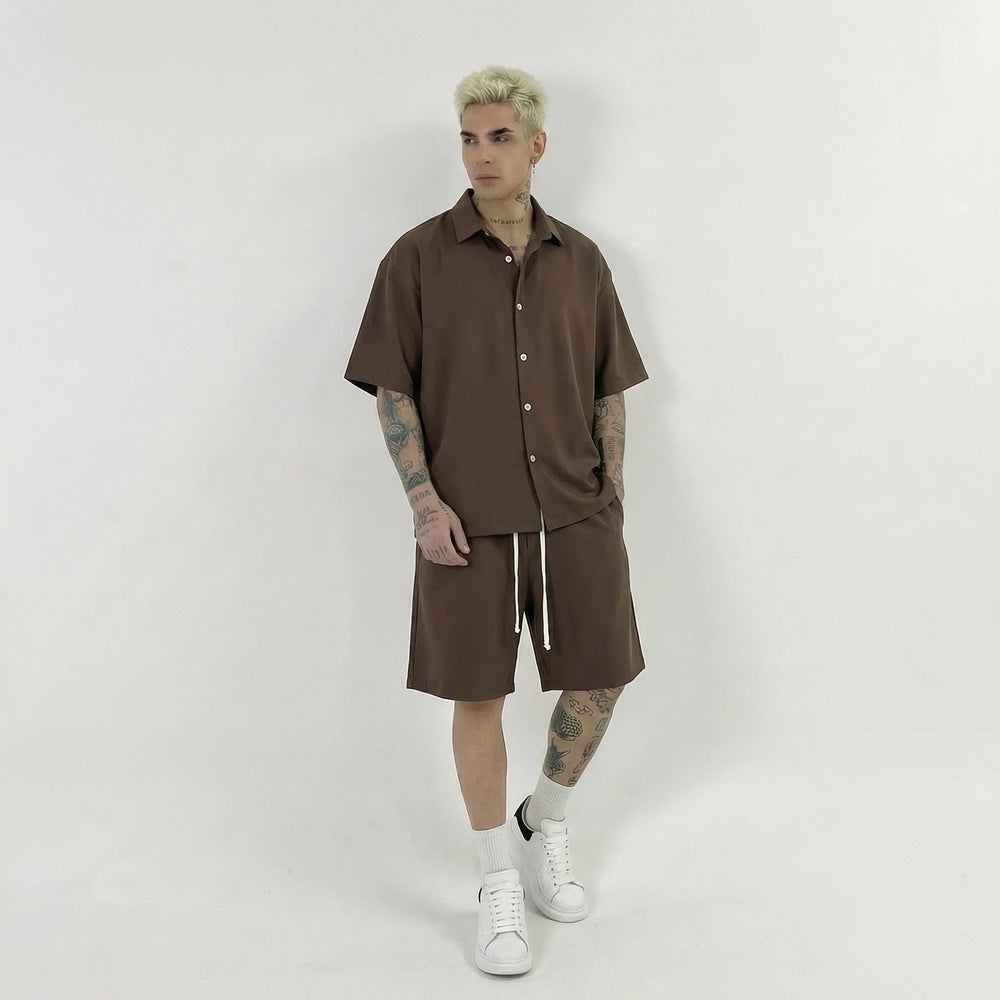 Completo Uomo Duca Homme Camicia e Pantaloncini | Modello Oversize Duca Homme