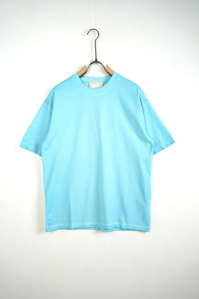 Completo Duca Homme Uomo | Coordinato Maglietta e Pantaloncini | Effetto Slavato | Celeste Duca Homme