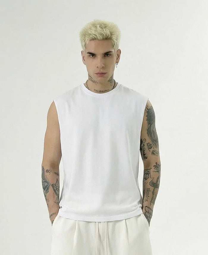 Canotta Oversize Duca Homme Bianco Duca Homme