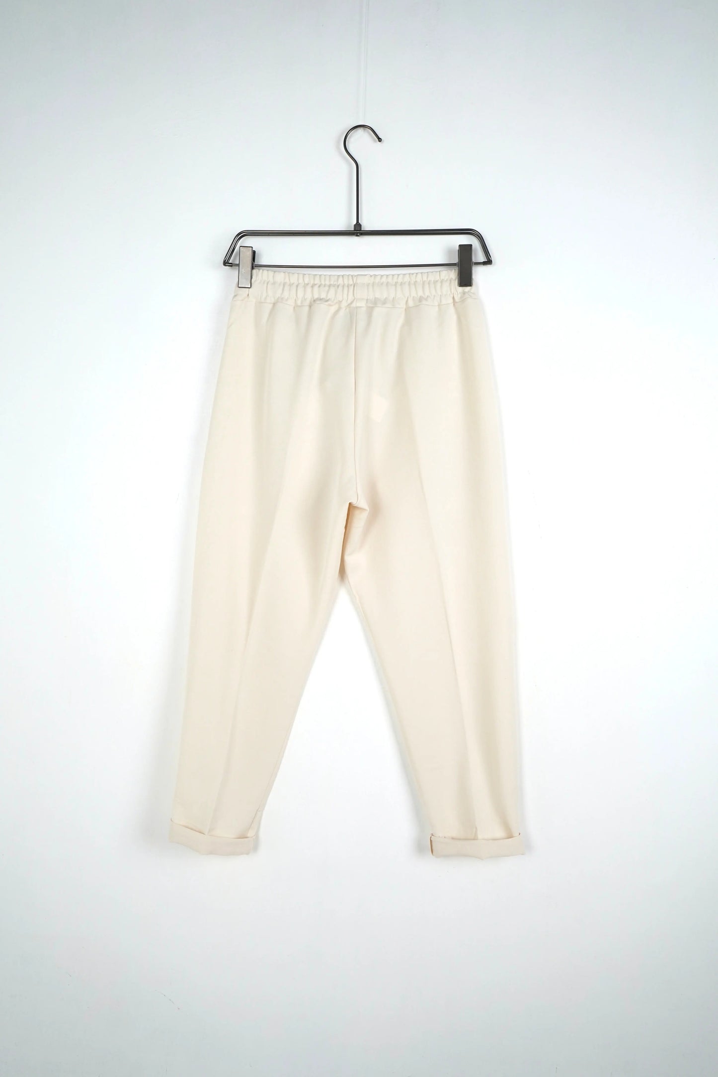 pantalone beige elegante lacci duca homme uomo 2