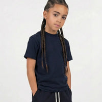 T Shirt Duca Homme Bambino | Maglietta Over Collo Medio | Blu Duca Homme