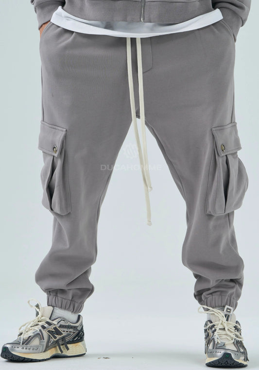 Pantaloni Tuta Duca Homme | Uomo | Oversize | Grigio Campus Duca Homme