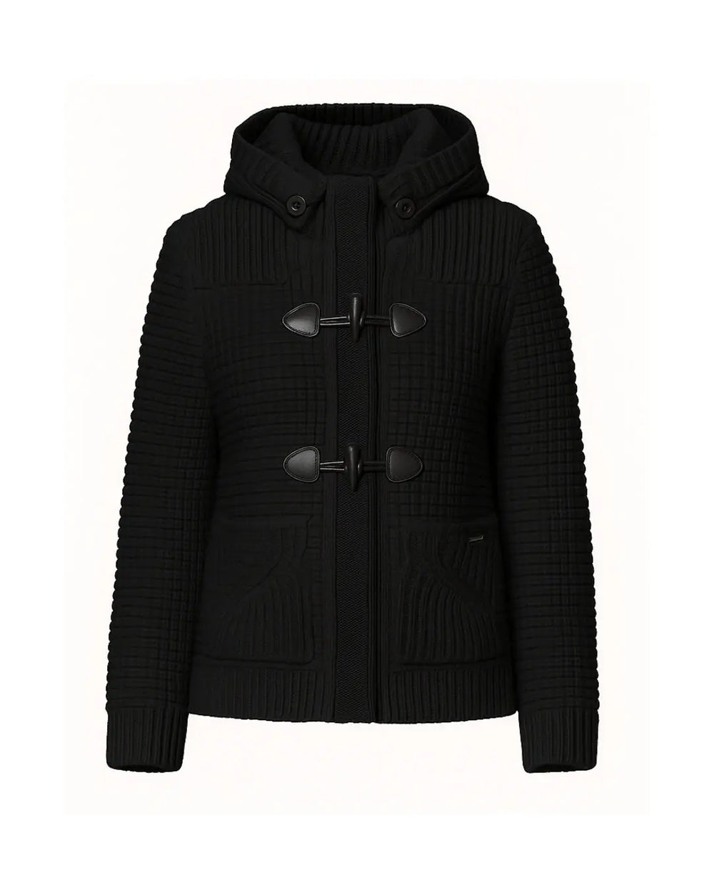 Bark Nero Donna con Pelliccia | Modello Corto Bark