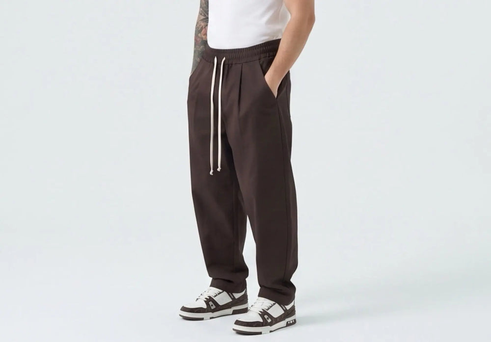 Pantaloni Baggy Duca Homme Marrone Duca Homme
