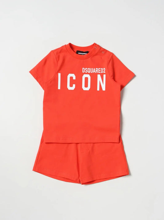 completo dsquared2 bambino arancio
