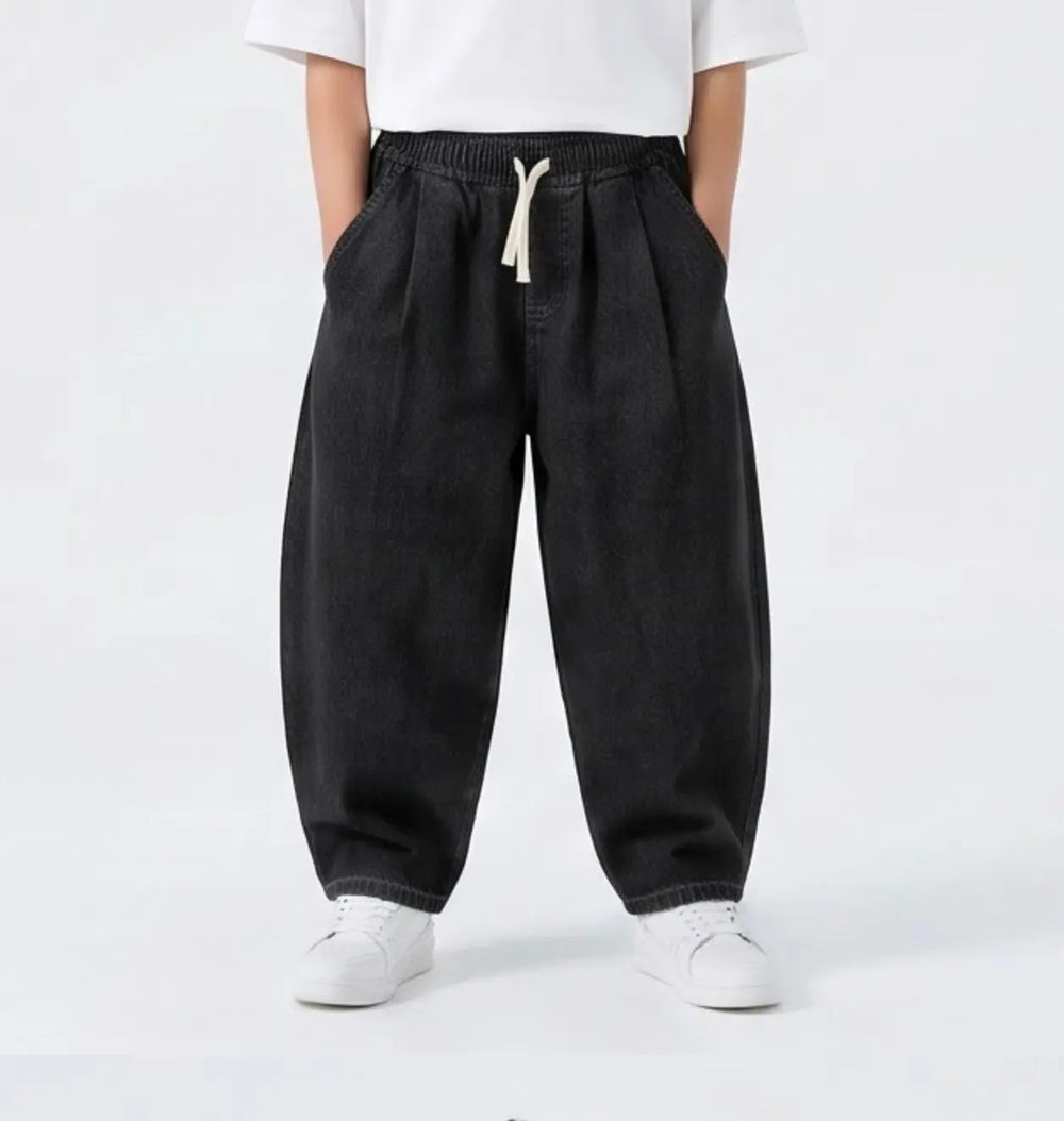 Jeans Bambino Duca Homme Balloon Nero Duca Homme