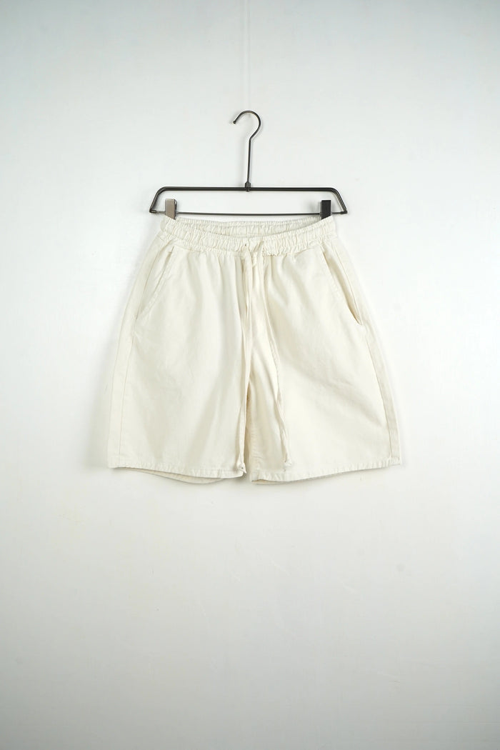 Completo Cotone Just West Duca Homme camicia pantaloncino bermuda lacci