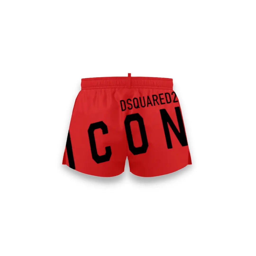 Costume Dsquared2 Logo Icon Rosso Prezzo Outlet - Main Image