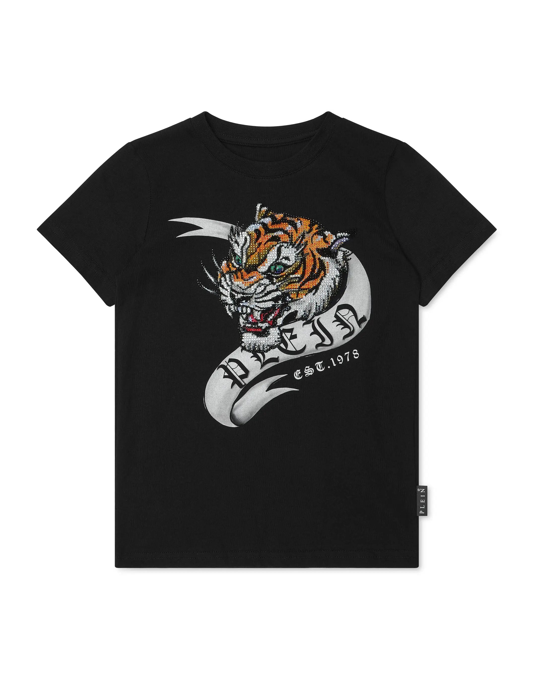 T Shirt Philipp Plein | Tigre Brillanti | Nero Philipp Plein